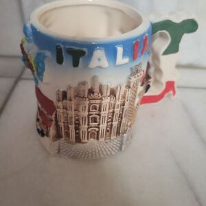 Italia 3D Souvenir Boot Handle Coffee Tea Mug 12 oz